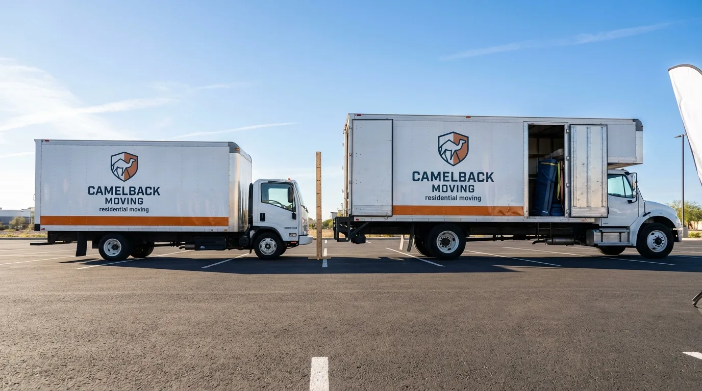 Moving truck size capacity guide in Newville